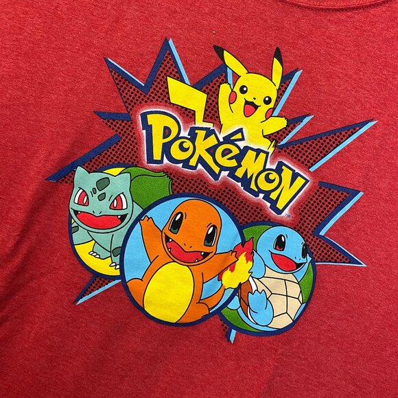 Pokémon Starter Pokemon anime Tshirt size Extra Large - Picture 4 of 4